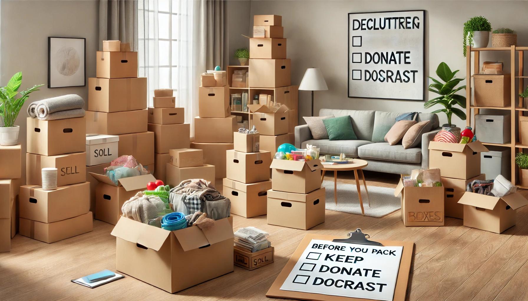 Decluttering Before You Pack